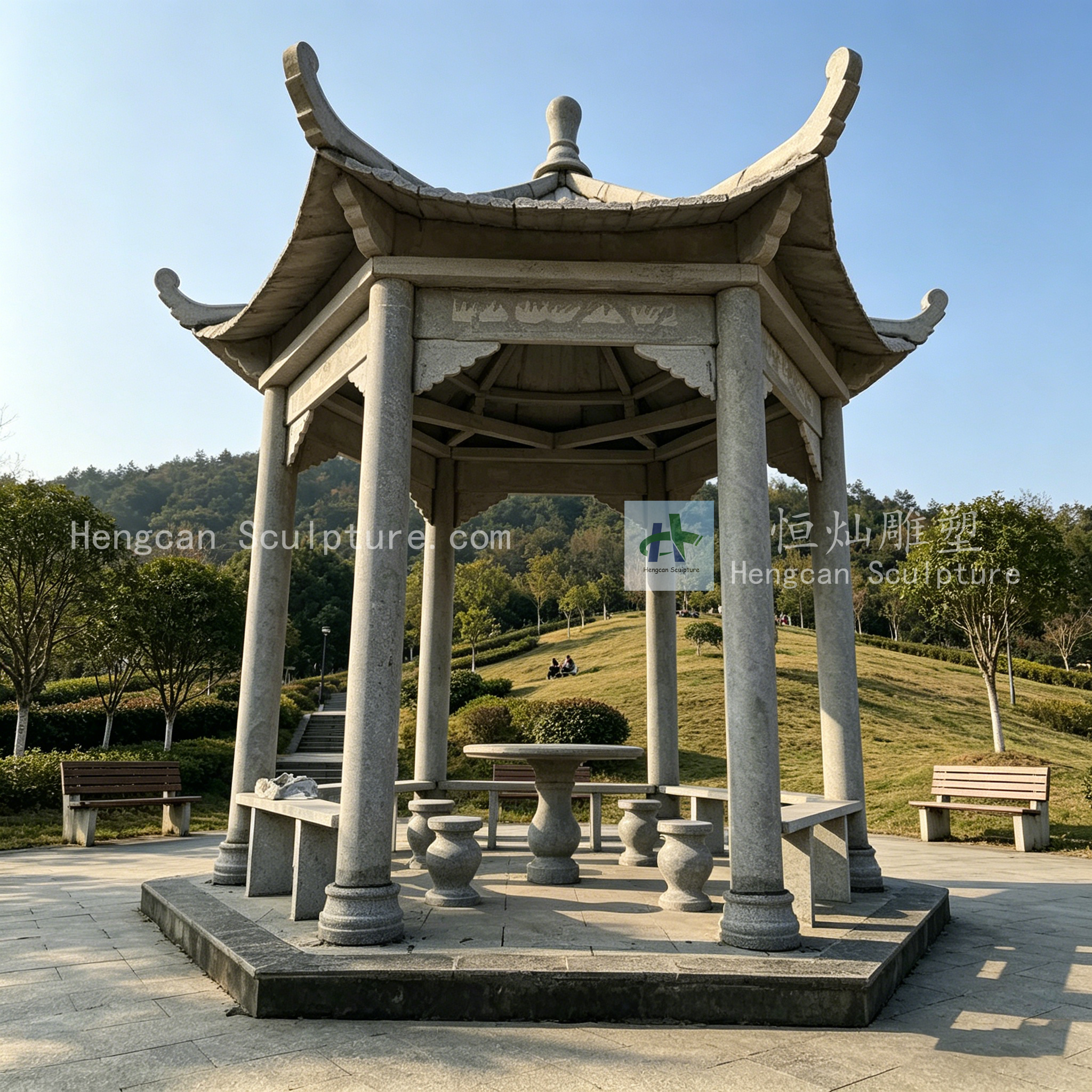 Pavilion Landscape Sculpture3
